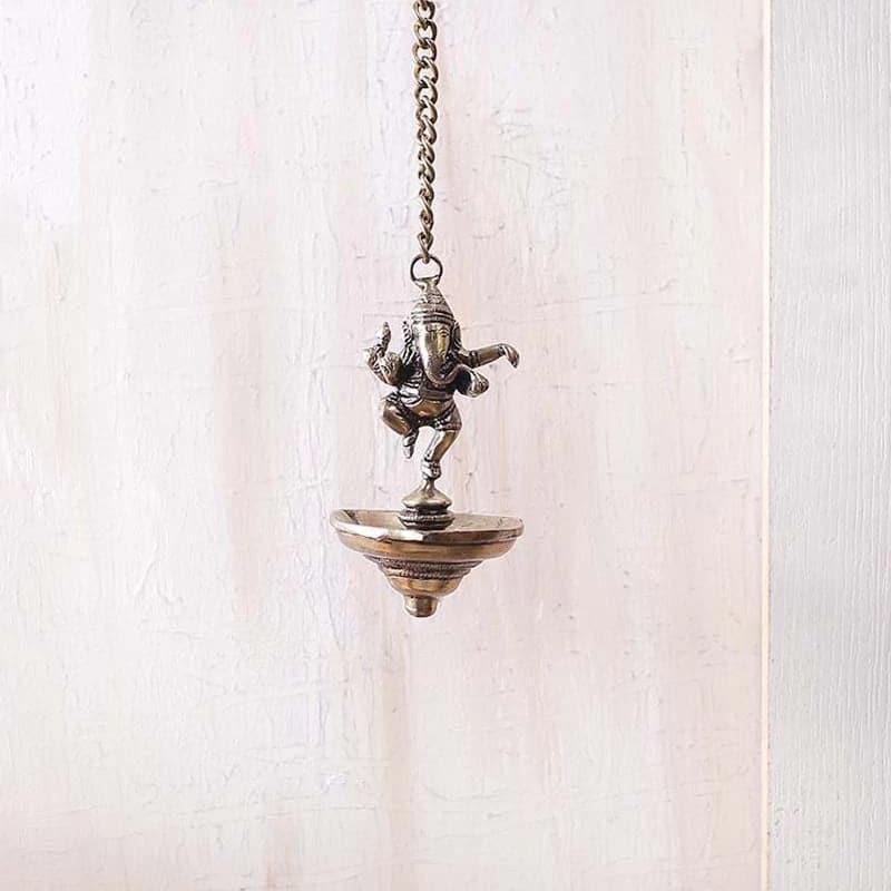 Buy Dancing Ganesha Hanging Diya Diyas from Vaaree