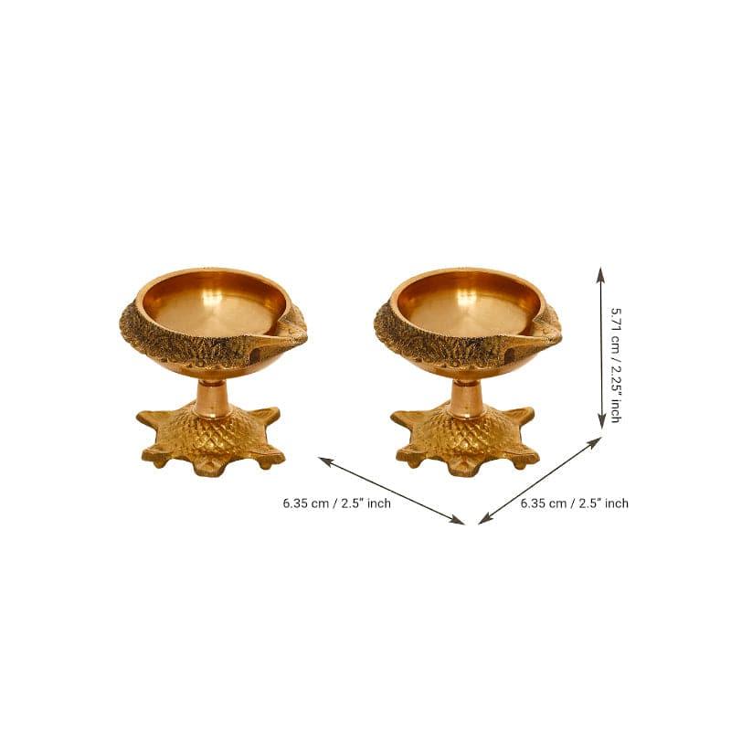 Buy Disnu Tortoise Diya - Set Of Four Diyas from Vaaree