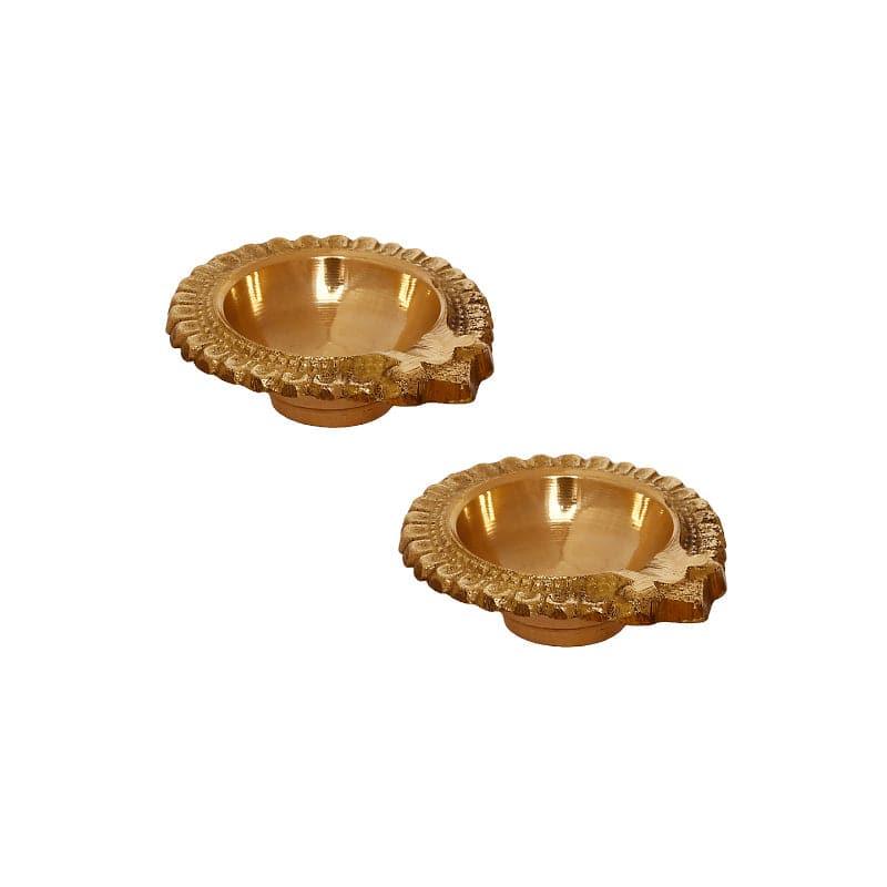 Buy Dyota Decorative Diya - Set Of Two Diyas from Vaaree