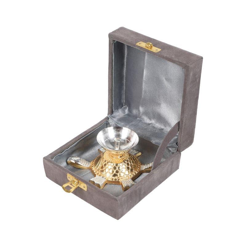 Buy Golden Tortoise Akhand Diya Diyas from Vaaree