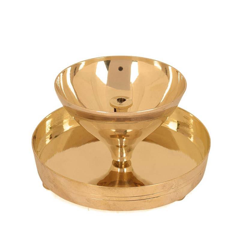 Buy Kanchan Brass Akhand Diya - Large Diyas from Vaaree