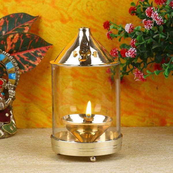 Buy Kanchan Brass Akhand Diya - Small Diyas from Vaaree