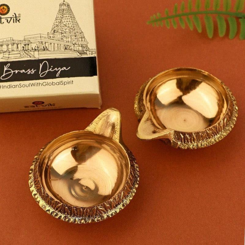 Buy Kuber Brass Diya Diyas from Vaaree