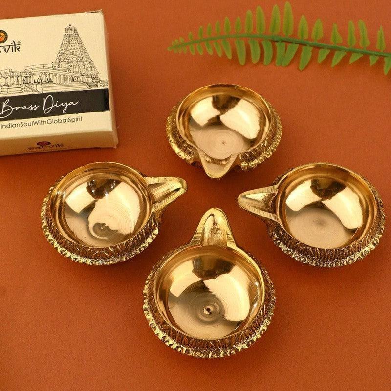 Buy Kuber Brass Diya Diyas from Vaaree