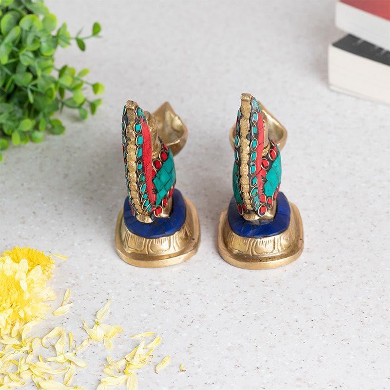 Buy Mayoor Mukh Diya - Set Of Two Diyas from Vaaree