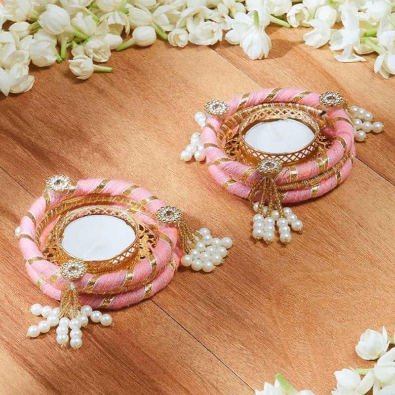 Buy Mitha Festive Diya - Set Of Two Diyas from Vaaree