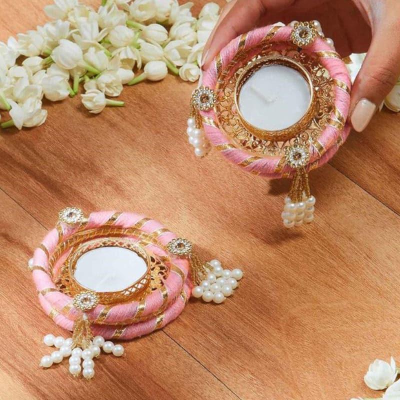 Buy Mitha Festive Diya - Set Of Two Diyas from Vaaree