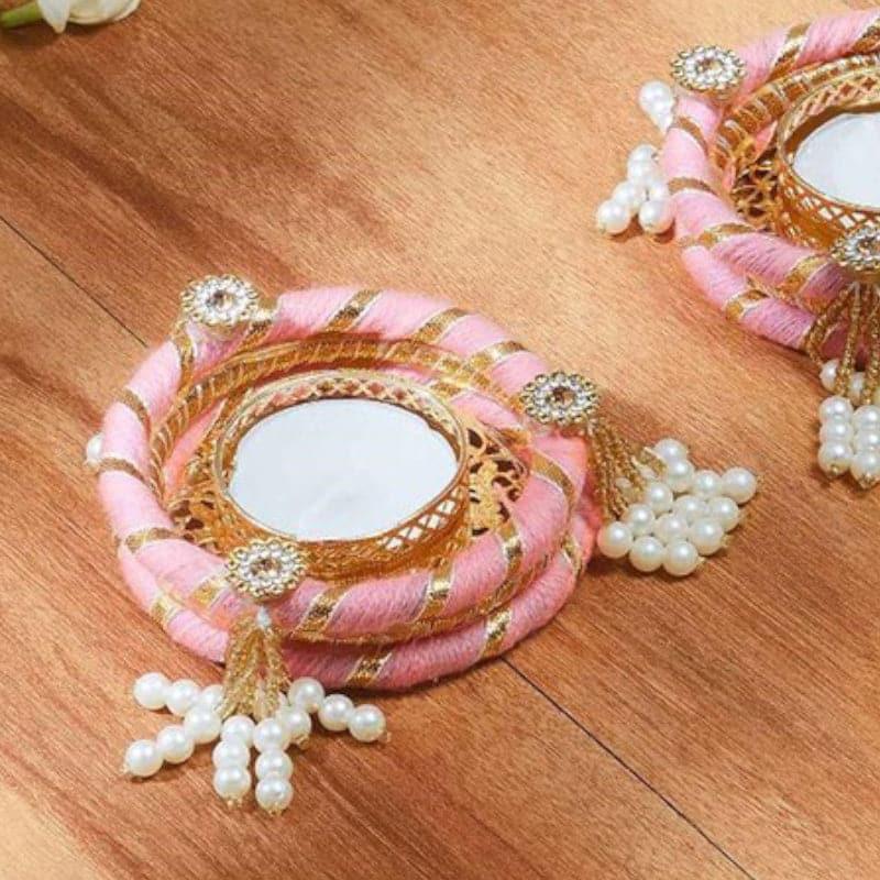 Buy Mitha Festive Diya - Set Of Two Diyas from Vaaree