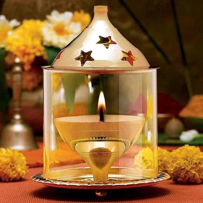 Buy Prasathi Glass Ankhad Diya Diyas from Vaaree