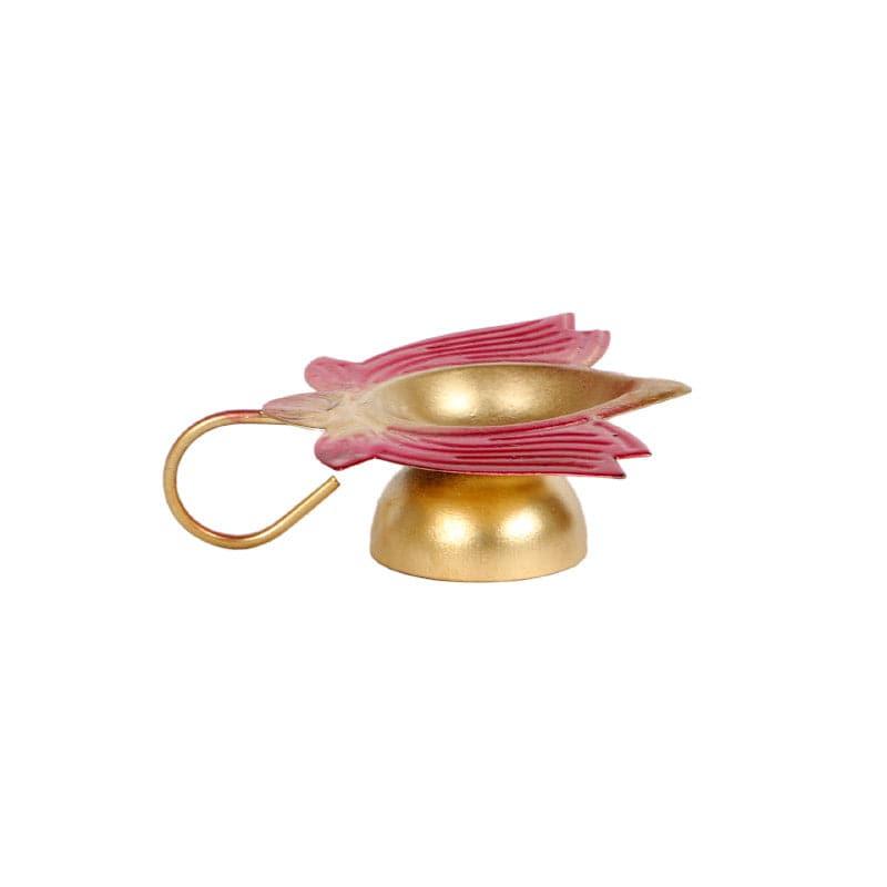 Buy Red Pushkar Tealight Holder - Set Of Two Diyas from Vaaree