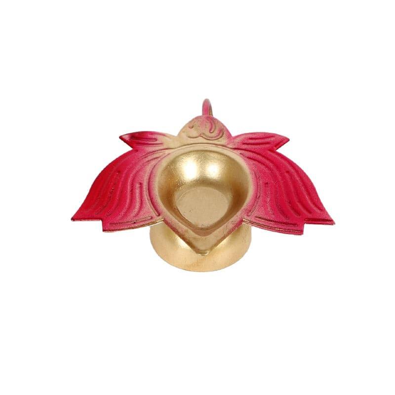 Buy Red Pushkar Tealight Holder - Set Of Two Diyas from Vaaree