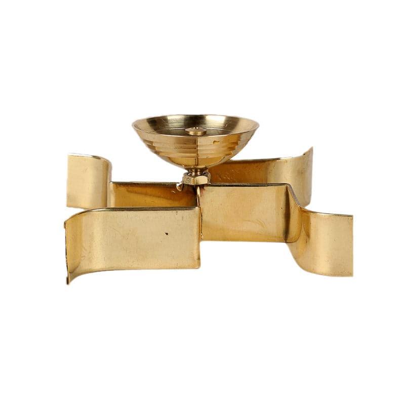 Buy Sathiya Brass Akhand Diya - Set Of Two Diyas from Vaaree