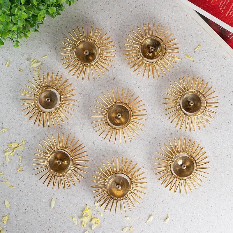 Buy Surya Ethnic Diya - Set Of Eight Diyas from Vaaree