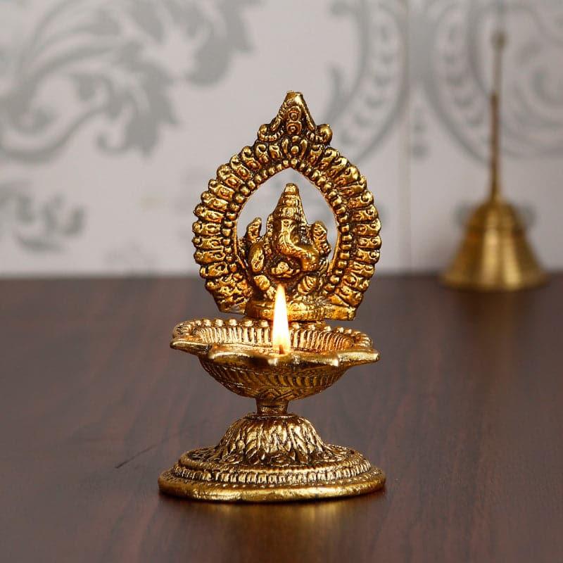 Buy Vinayaka Metal Diya Diyas from Vaaree