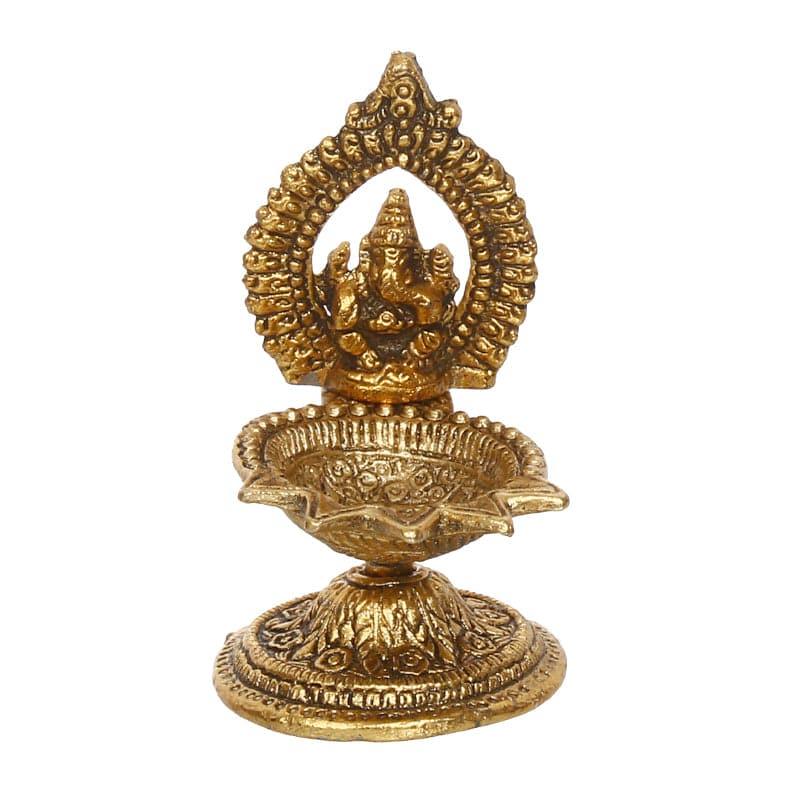 Buy Vinayaka Metal Diya Diyas from Vaaree