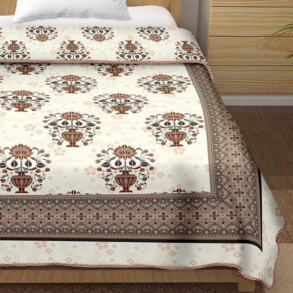 Buy Charbagh Blooming Dohar - Brown Dohars from Vaaree