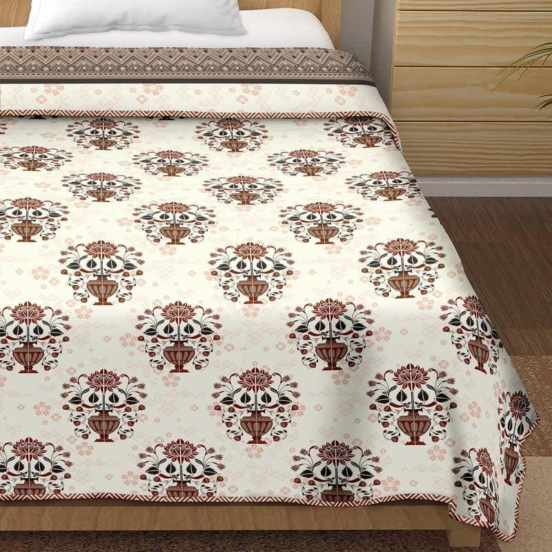 Buy Charbagh Blooming Dohar - Brown Dohars from Vaaree