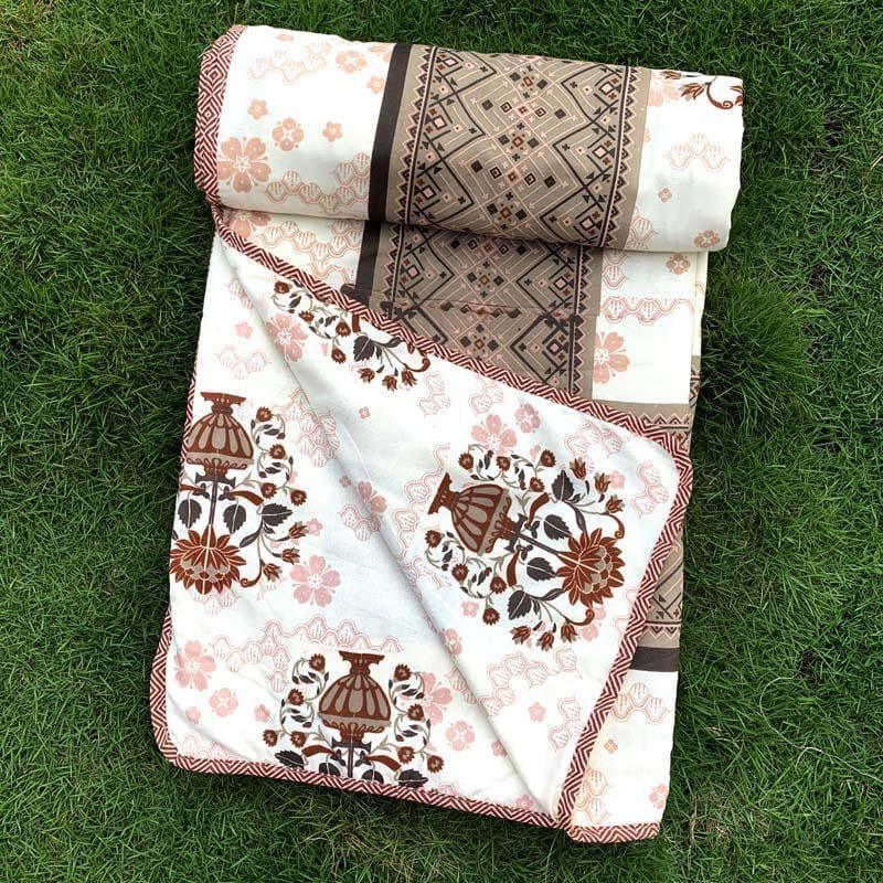 Buy Charbagh Blooming Dohar - Brown Dohars from Vaaree