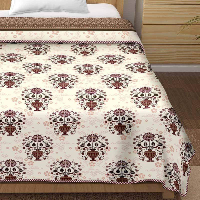 Buy Charbagh Blooming Dohar - Dark Brown Dohars from Vaaree