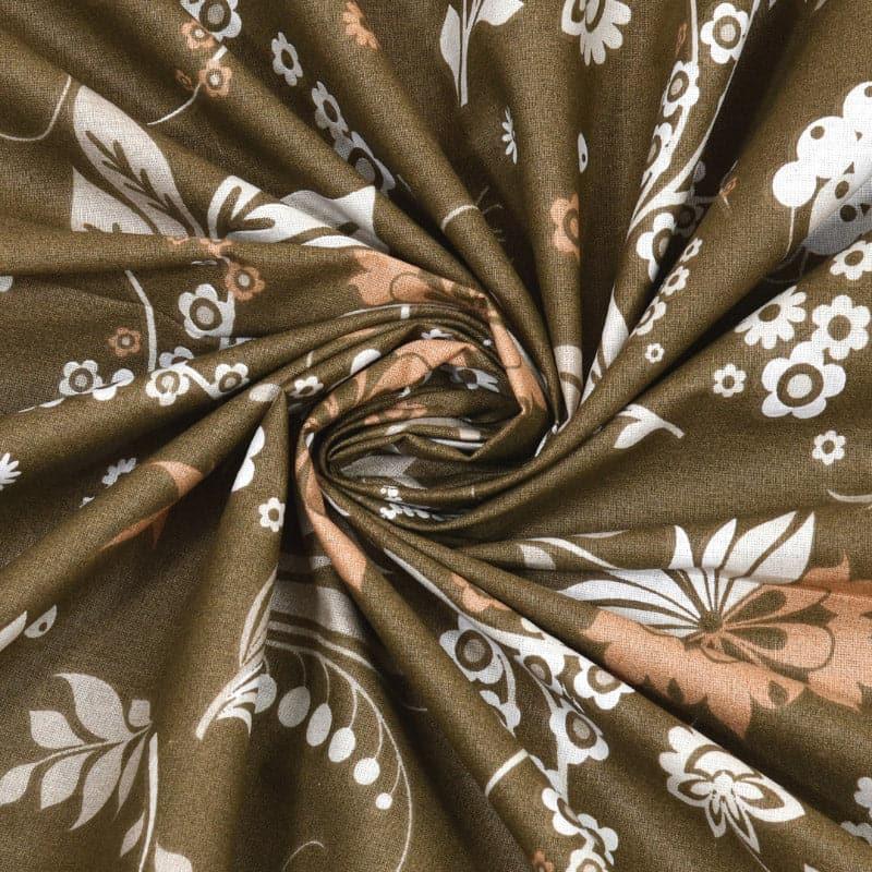 Buy Hyla Floral Dohar - Dark Brown Dohars from Vaaree