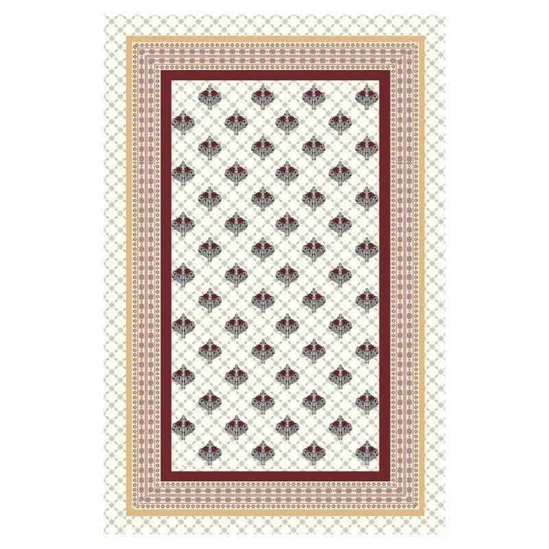 Buy Mukhta Blockprint Dohar - Maroon Dohars from Vaaree