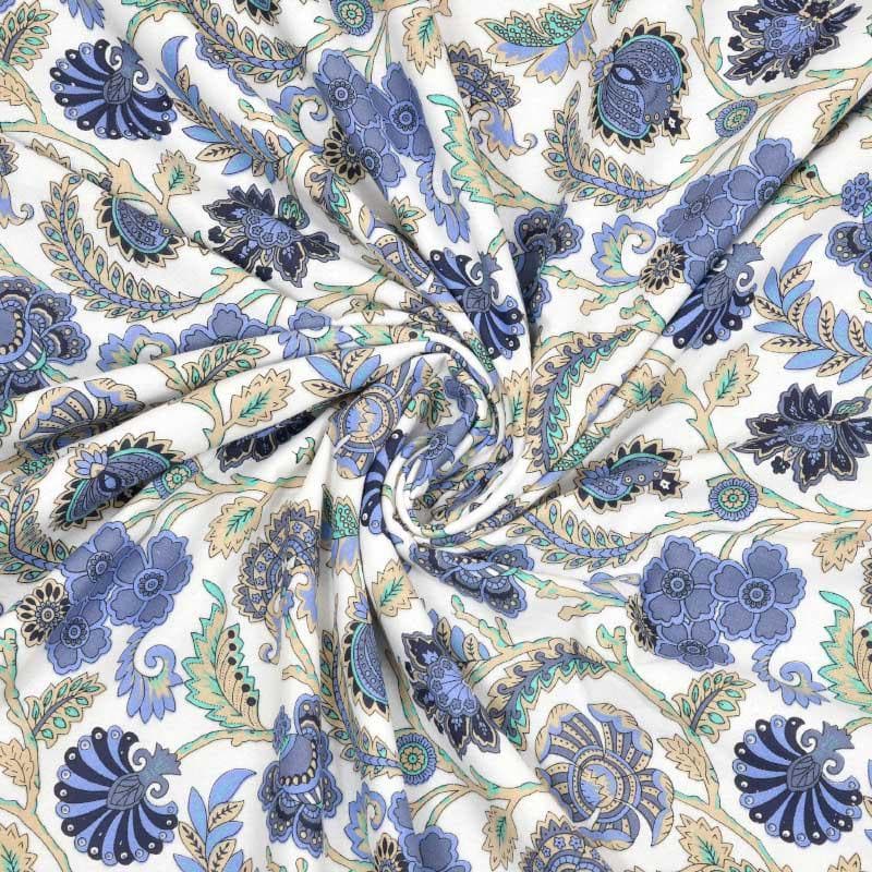 Buy Tvisha Floral Printed Dohar - Blue Dohars from Vaaree