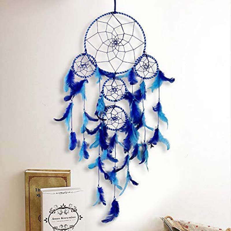 Buy Bohemian Passion Dreamcatcher - Azure Dreamcatchers from Vaaree