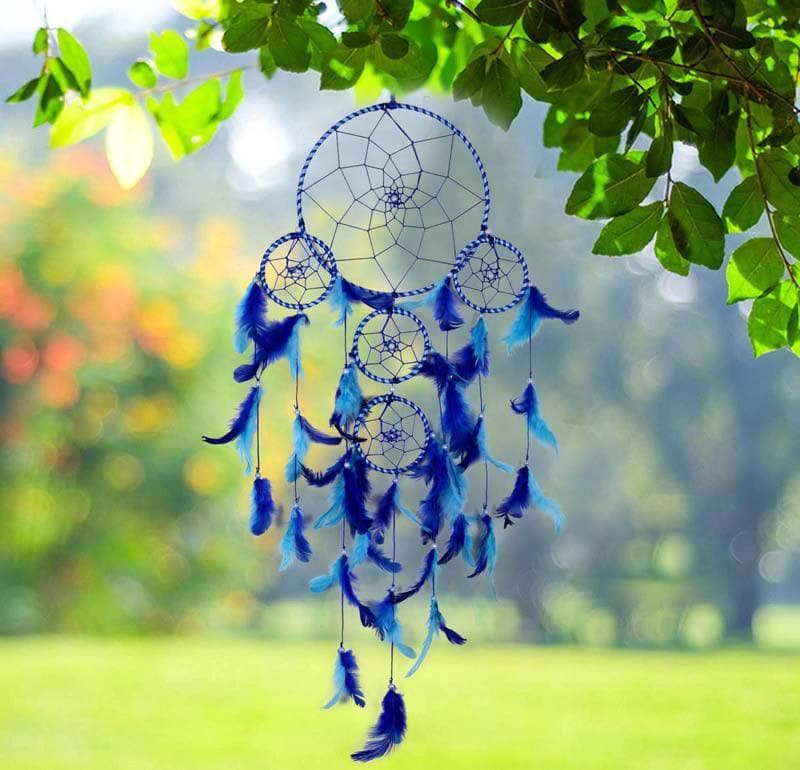 Buy Bohemian Passion Dreamcatcher - Azure Dreamcatchers from Vaaree