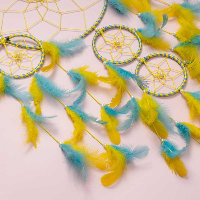 Buy Bohemian Passion Dreamcatcher - Mint Dreamcatchers from Vaaree