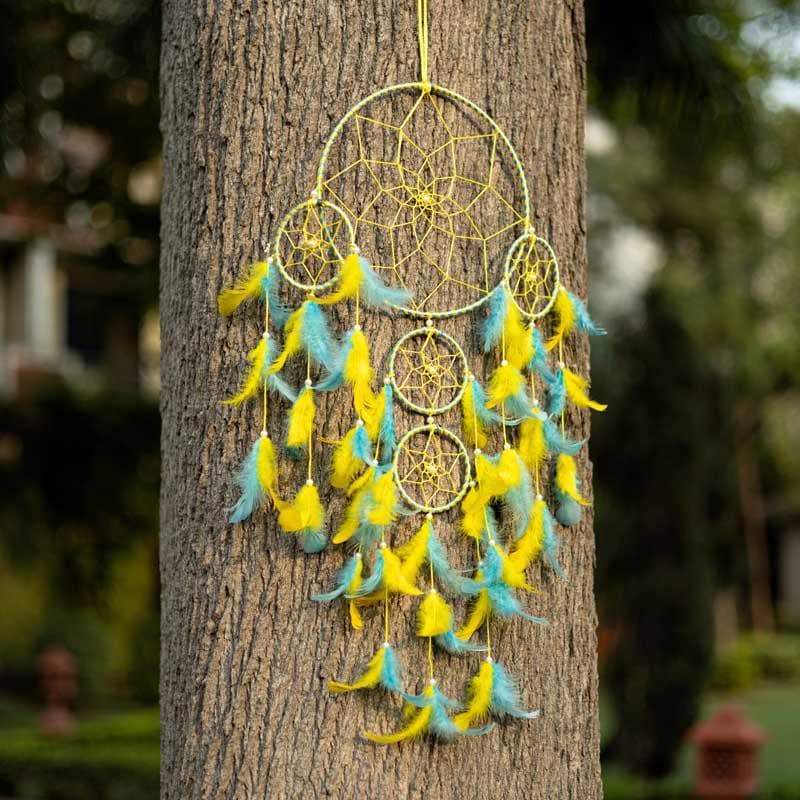 Buy Bohemian Passion Dreamcatcher - Mint Dreamcatchers from Vaaree