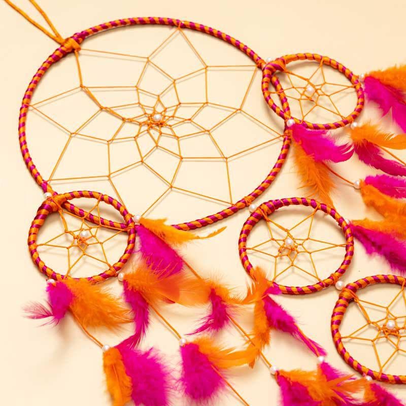 Buy Bohemian Passion Dreamcatcher - Pink Dreamcatchers from Vaaree