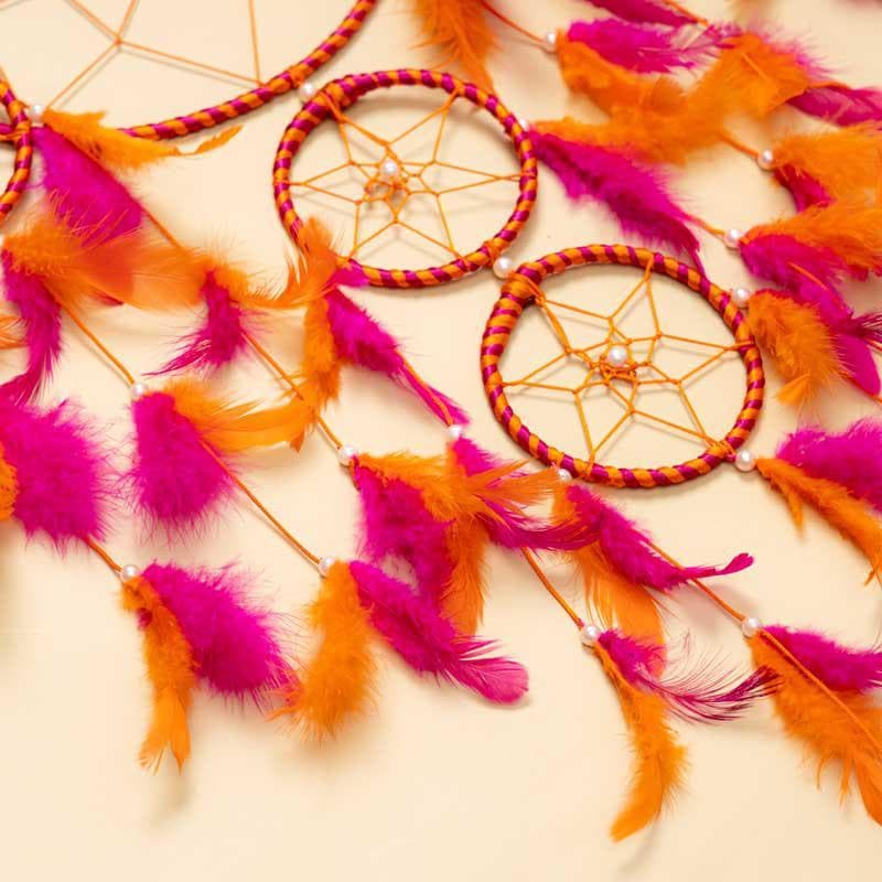 Buy Bohemian Passion Dreamcatcher - Pink Dreamcatchers from Vaaree