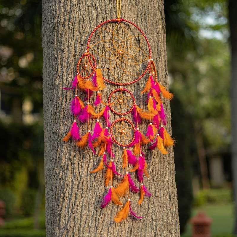 Buy Bohemian Passion Dreamcatcher - Pink Dreamcatchers from Vaaree