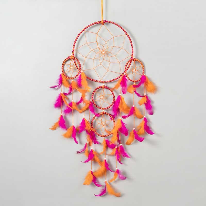 Buy Bohemian Passion Dreamcatcher - Pink Dreamcatchers from Vaaree