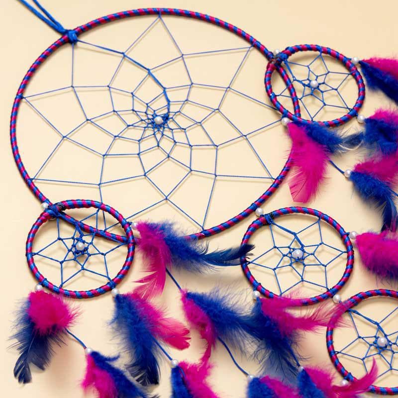 Buy Bohemian Passion Dreamcatcher - Rosey Dreamcatchers from Vaaree