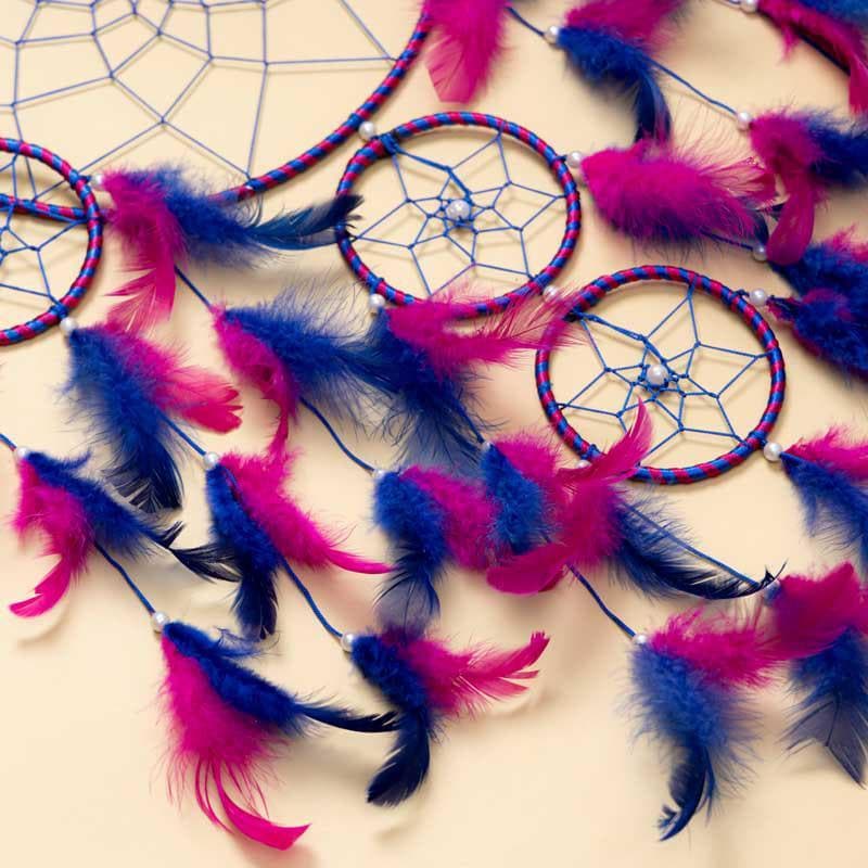 Buy Bohemian Passion Dreamcatcher - Rosey Dreamcatchers from Vaaree