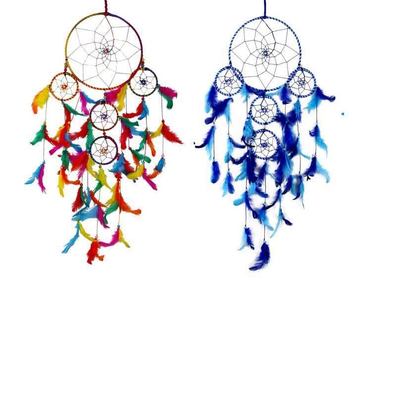 Buy Bohemian Passion Dreamcatcher - Set Of Two Dreamcatchers from Vaaree