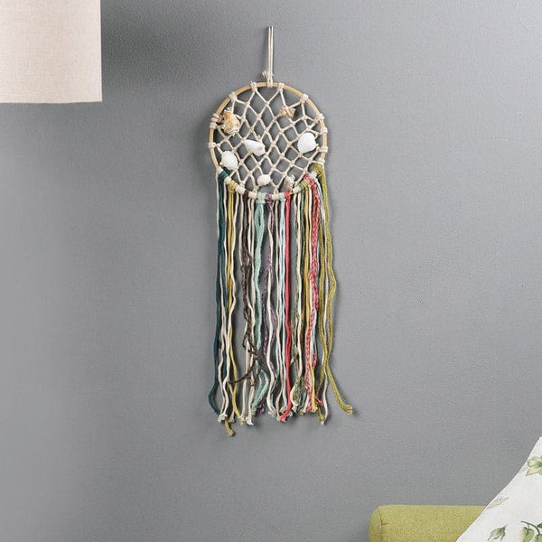 Buy Sorcha Sea Shell Macrame Dreamcatcher Dreamcatchers from Vaaree