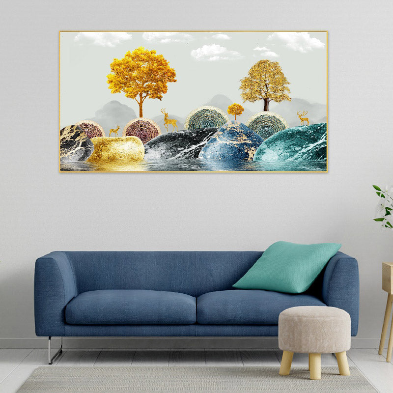 Buy Arboreal Reverie Wall Painting Wall Art & Paintings from Vaaree