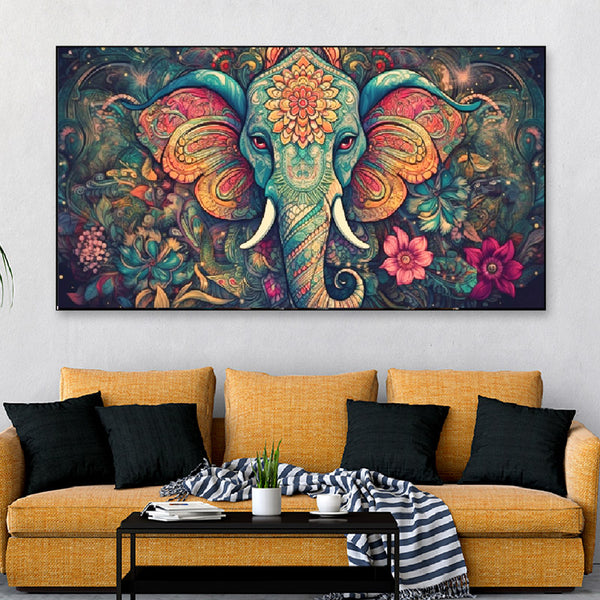 Buy Majesty Fusia Wall Painting Wall Art & Paintings from Vaaree