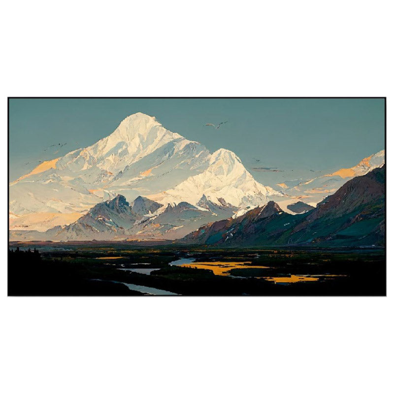 Buy Snowy Mountains Calling Wall Painting Wall Art & Paintings from Vaaree