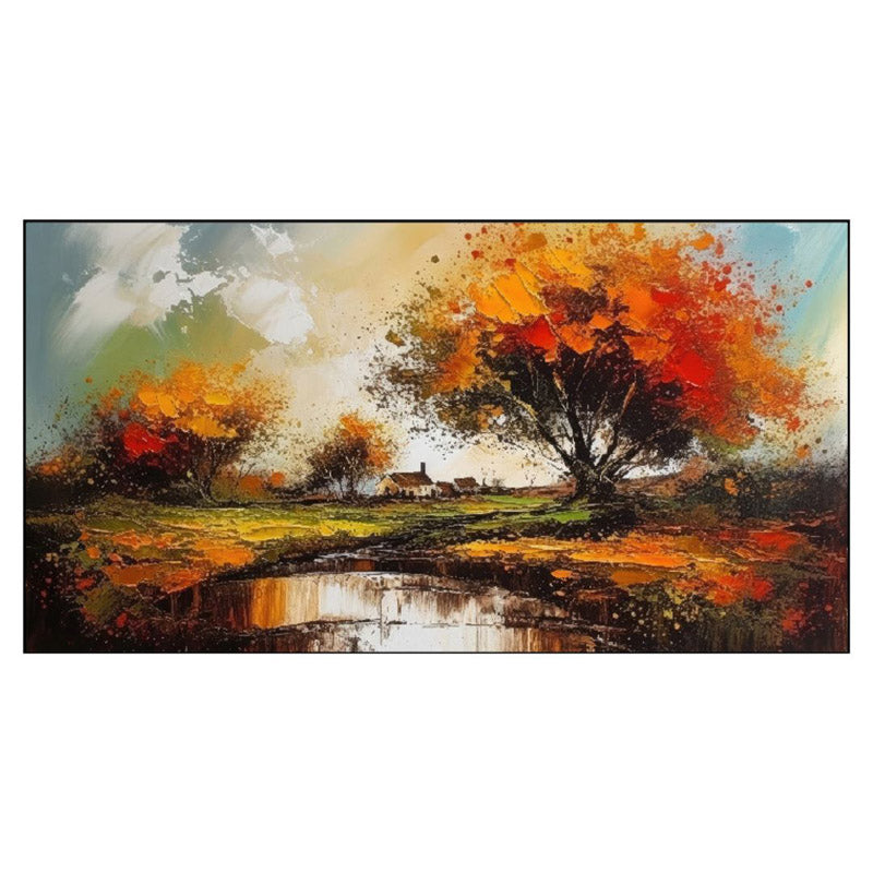 Buy Autumn Shadow Wall Painting Wall Art & Paintings from Vaaree