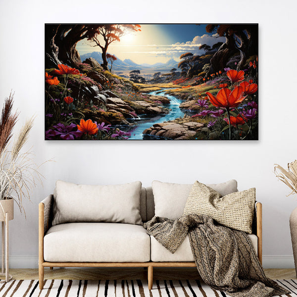 Buy The Magic Stream Wall Painting Wall Art & Paintings from Vaaree