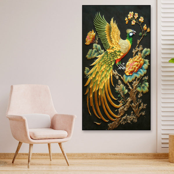 Buy Wonder Pheonix Wall Painting Wall Art & Paintings from Vaaree