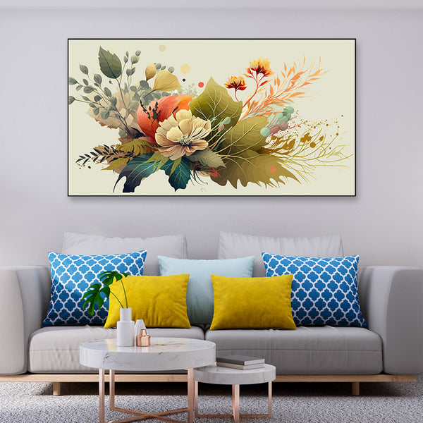 Buy Acrylic Florae Muse Wall Painting Wall Art & Paintings from Vaaree