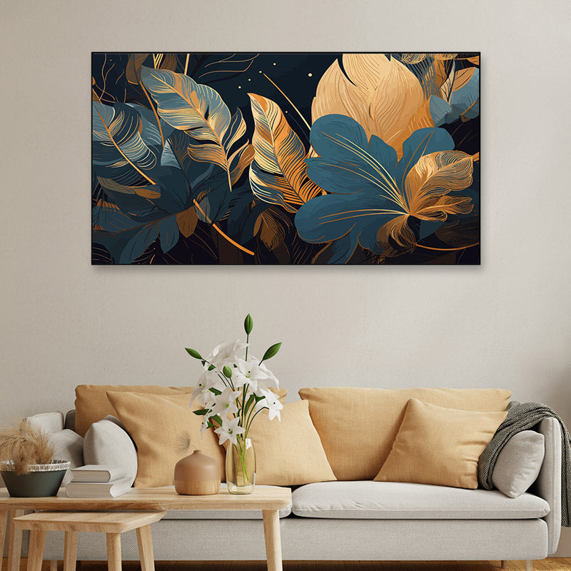 Buy Dula Foliage Wall Painting Wall Art & Paintings from Vaaree