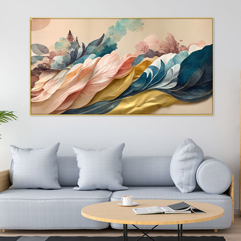 Buy Abstract Windy Wale Wall Painting Wall Art & Paintings from Vaaree