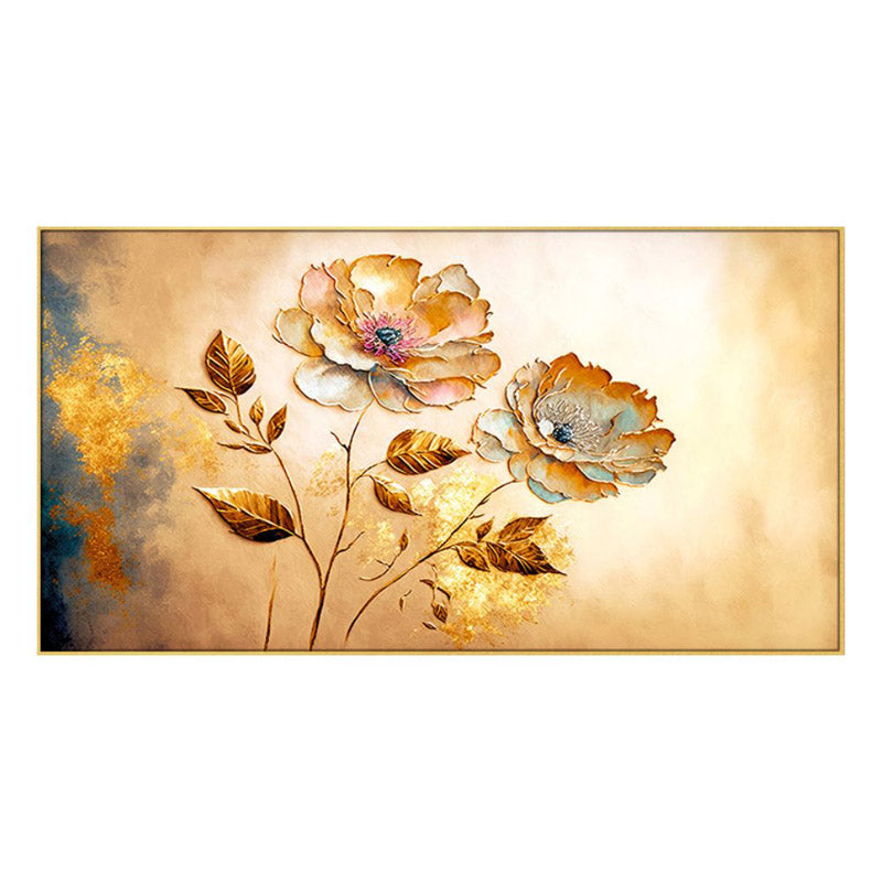 Buy Midas Touch Floral Wall Painting Wall Art & Paintings from Vaaree