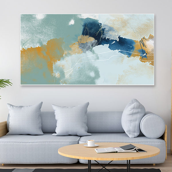 Buy Abstract Cloud Patch Wall Painting Wall Art & Paintings from Vaaree