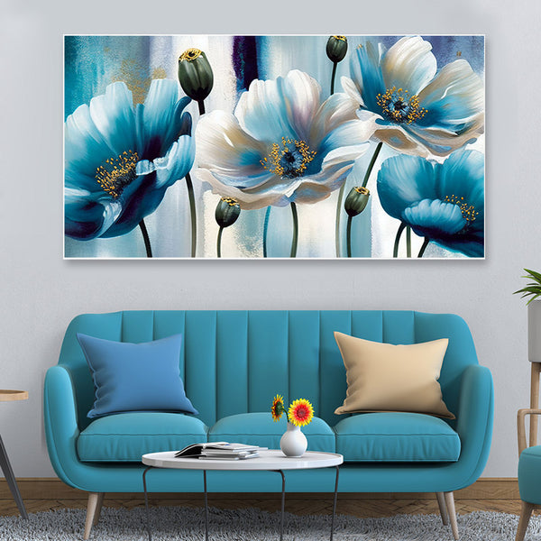 Buy Oceana Petals Floral Wall Painting Wall Art & Paintings from Vaaree